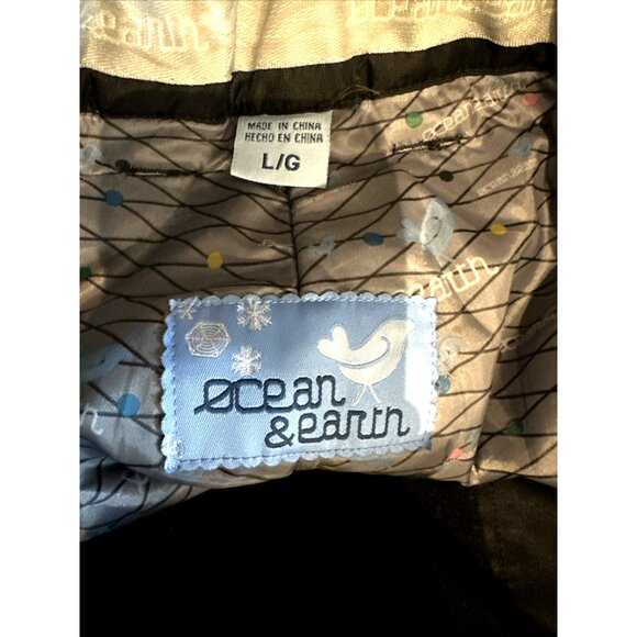 OCEAN & EARTH Snow Ski Pants Men's Large Pro Series Black Waterproof Insulated - Picture 3 of 10